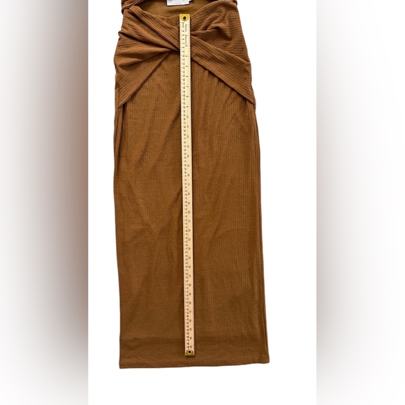 Significant Other brown Hallie halter dress size 2 - Picture 7 of 9